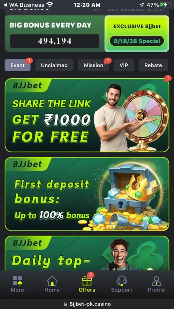 8JJBet Game Download APK